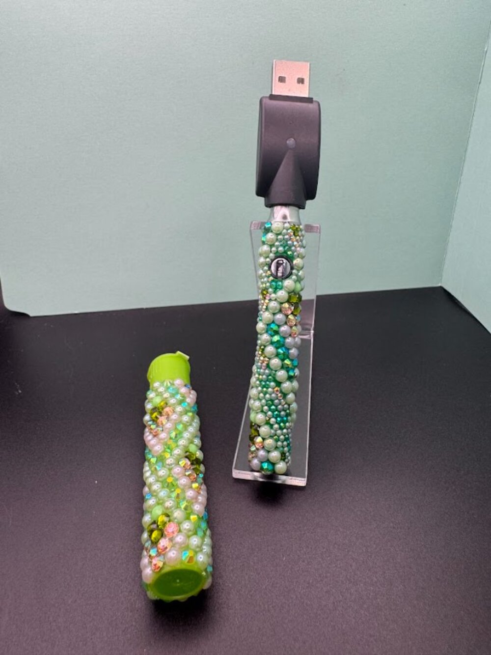 Rhinestone 510 Threaded Battery